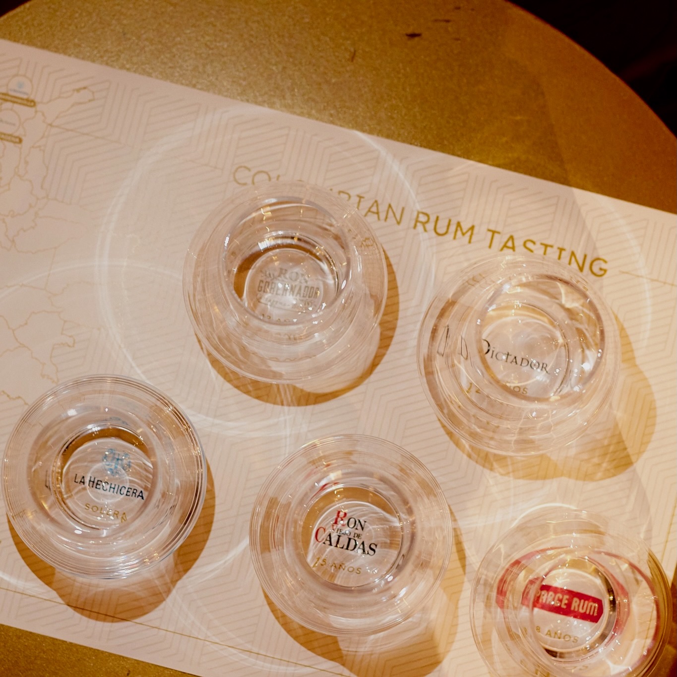 Colombian Rum Flight